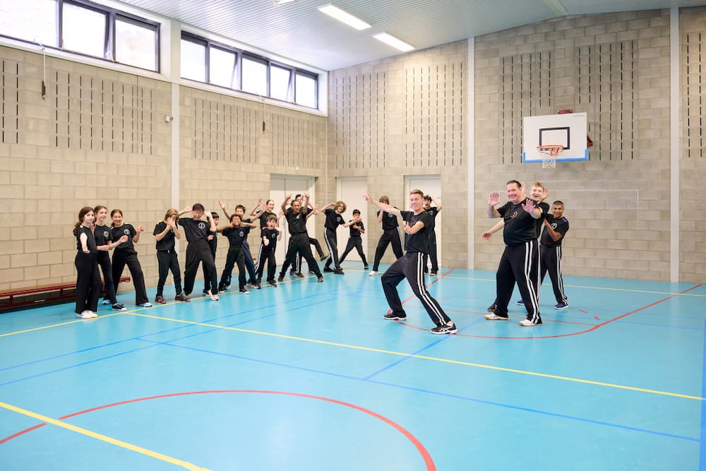 Kung Fu Kids training